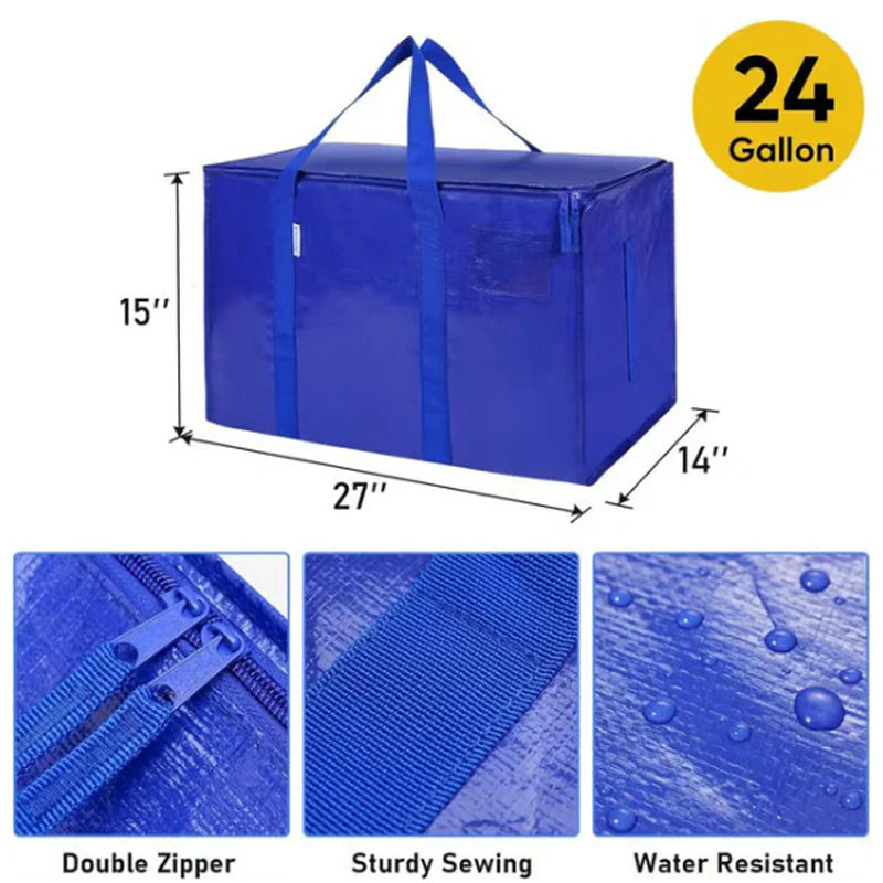 🎁24 Gallon Extra Large Heavy Duty Foldable Moving Bags