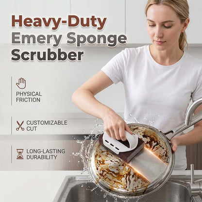 🧽Emery Sponge Scrubber for Heavy-Duty Cleaning