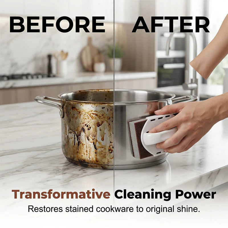 🧽Emery Sponge Scrubber for Heavy-Duty Cleaning